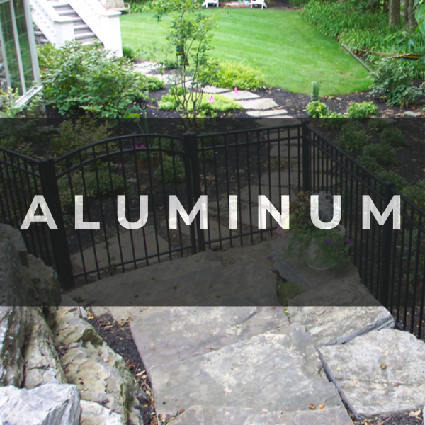 ALUMINUM FENCE BUTTON